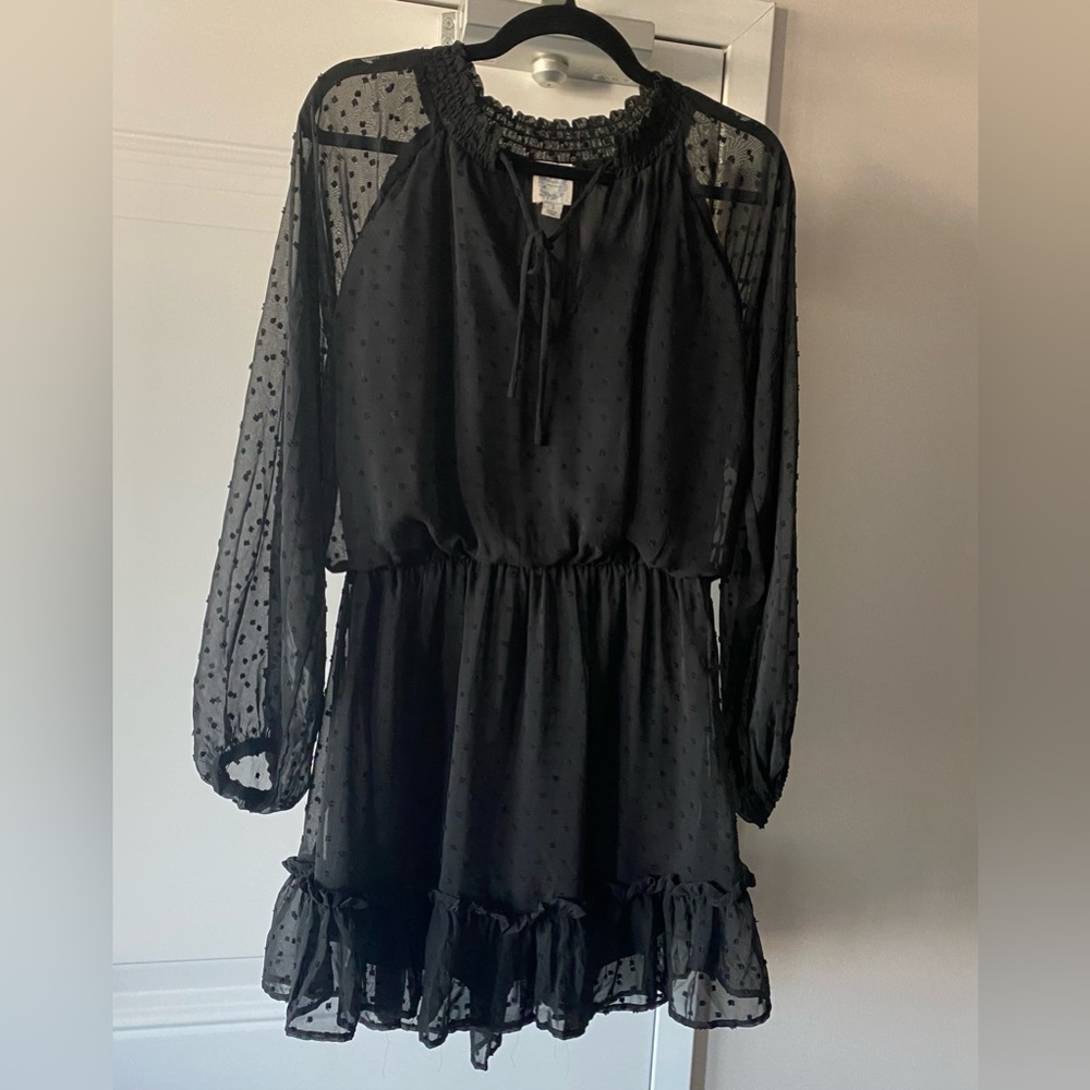 Black cocktail dress